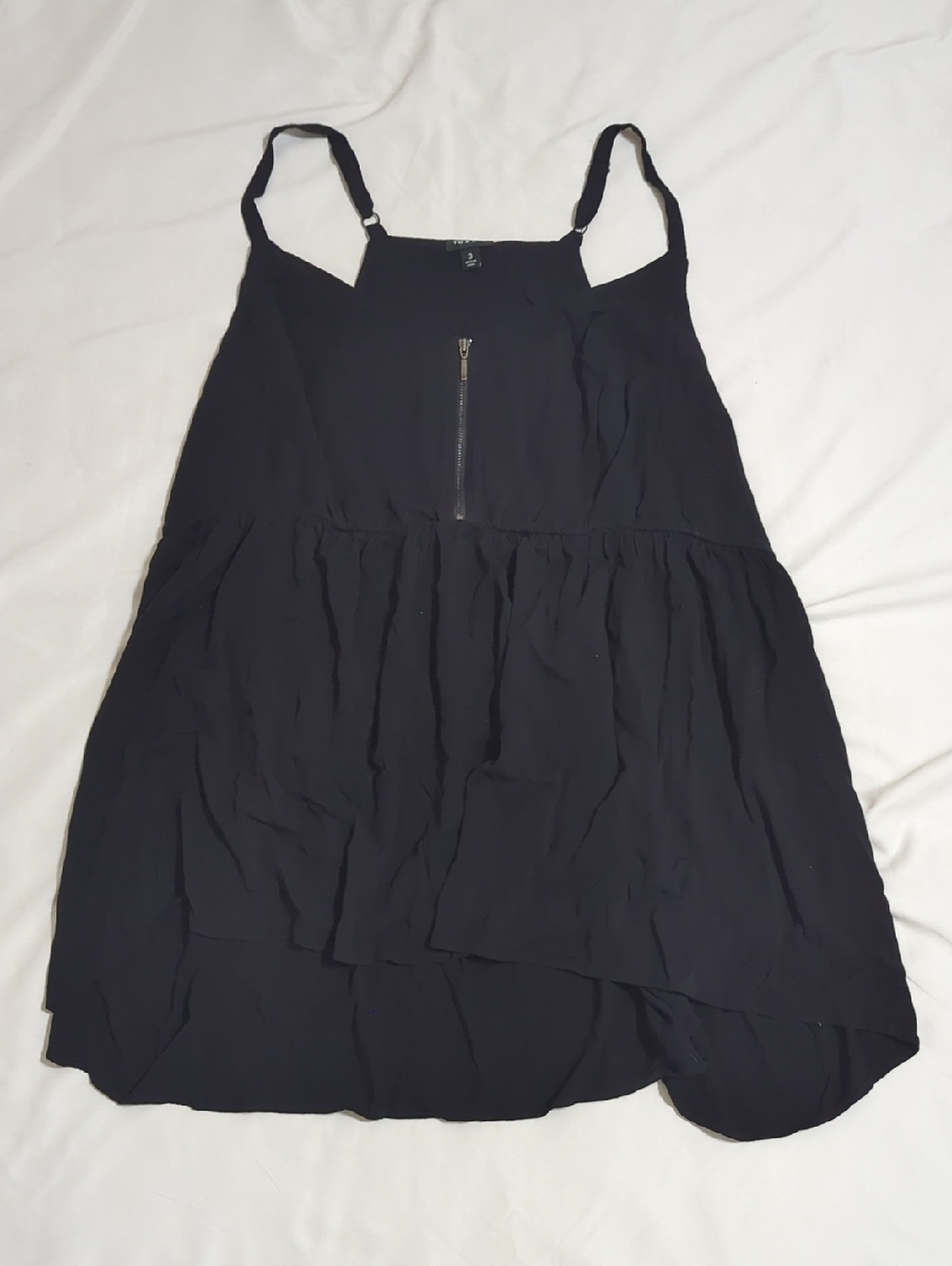Torrid Zip Front Tank Top, Color Black Size 3X